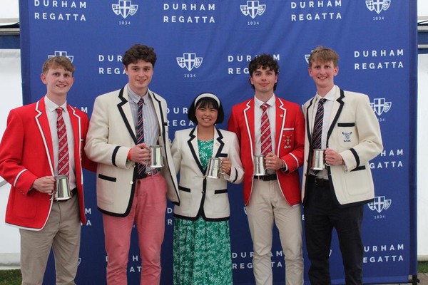 Open non-Championship A Coxed Fours. Grey College BC/St. Johns BC.