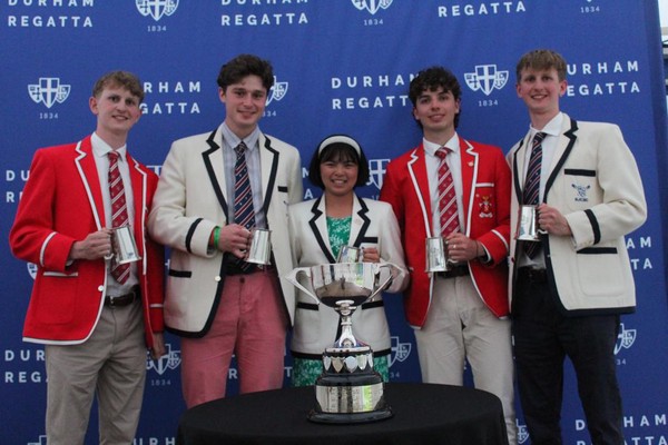 Open non-Championship A Coxed Fours. Durham University Challenge Trophy. Grey College BC/St. Johns BC.