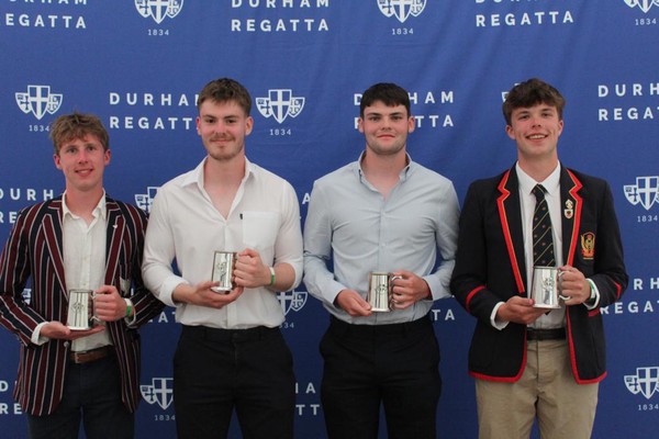 Open non-Championship Coxless Quads. Northumbria University BC.