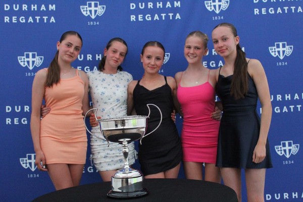 Womens Junior 14 Coxed Quads. Arthur Stainsby Memorial Trophy. Lambton RC.