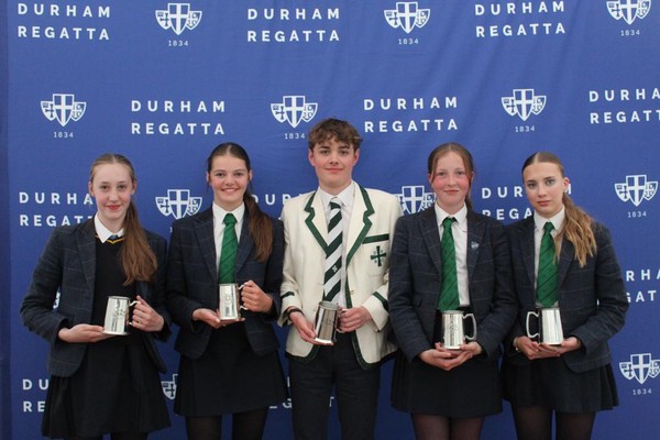 Womens Junior 13 Coxed Quads. Durham School BC.