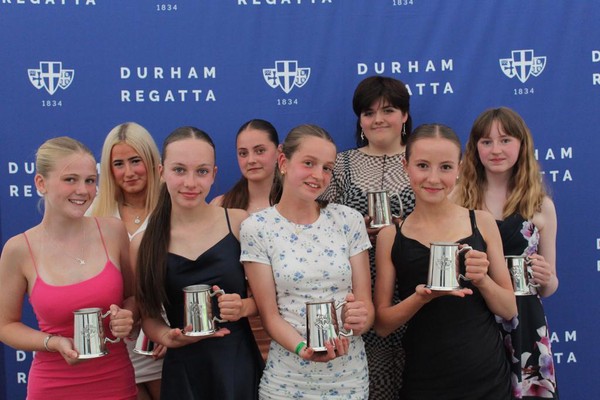 Womens Junior 14 Octuple Sculls. Lambton RC.